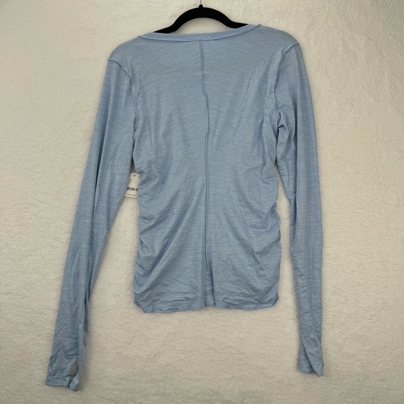 Free People X Hatch Right On The Run Layer Ruched Scoop Neck Maternity Top Small - Picture 6 of 10